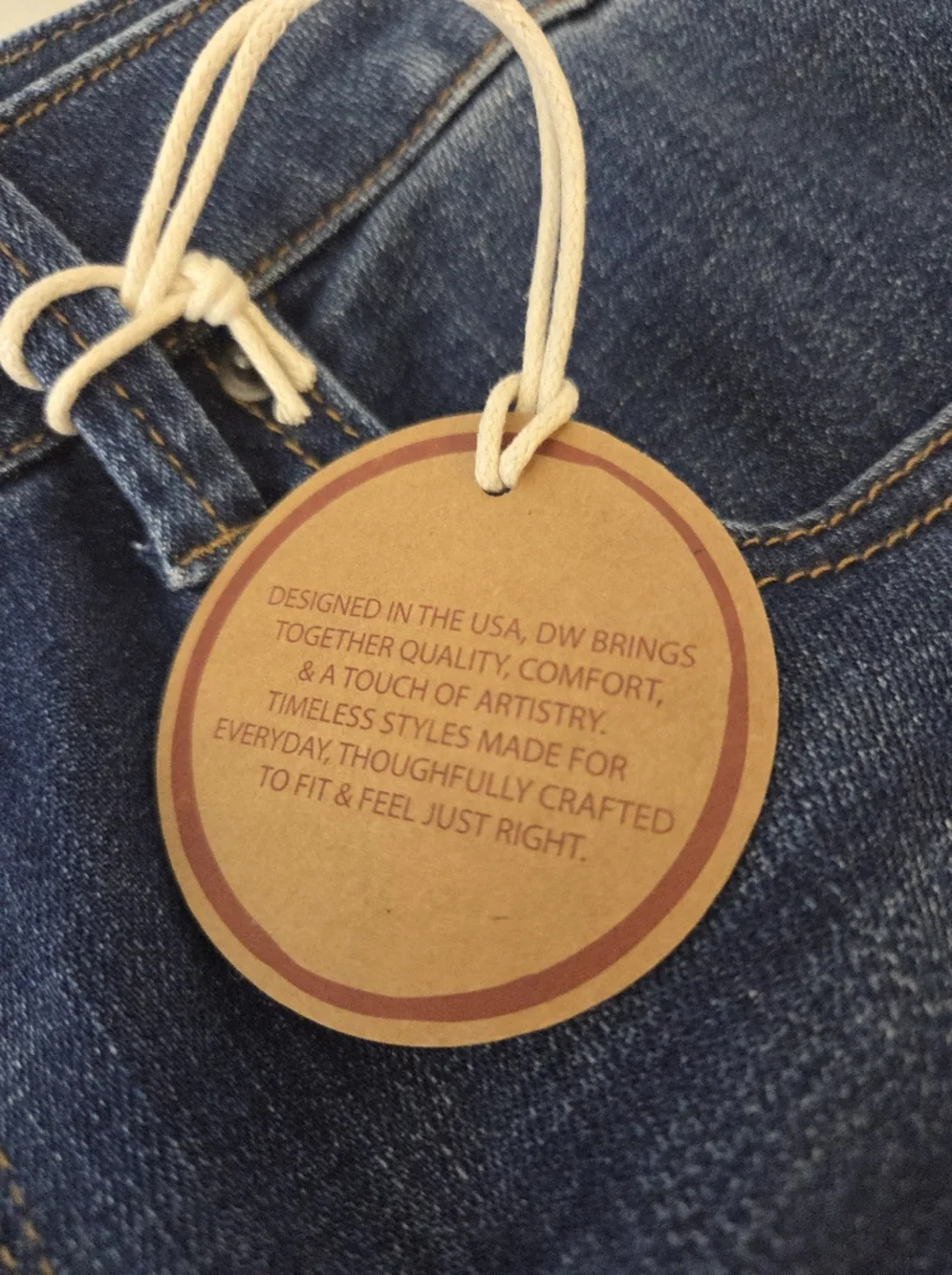 Driftwood Carlie Wide Leg Embroidered Retro Flower Womens Denim Jeans Size 6 NWT - Picture 4 of 7